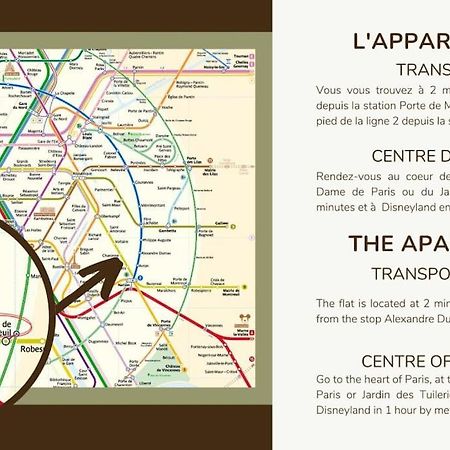 12.Appart 4Pers#1 Bedroom #Pere Lachaise #Nation Paris Eksteriør billede